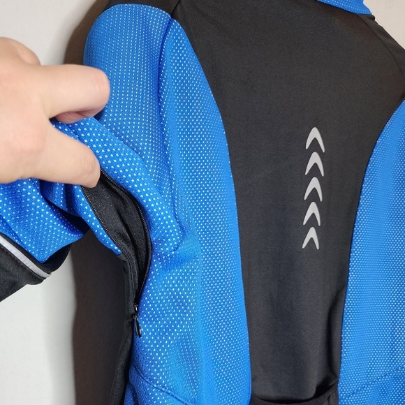 ARSUXEO Cycling jacket. Blue/Black. Men's size Large.. - Picture 6 of 13